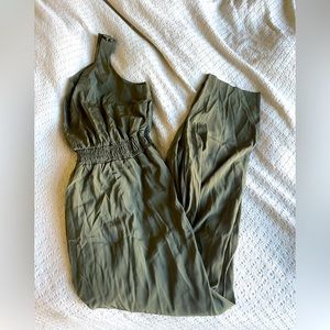 NWT Olive Green Pure Energy Jumpsuit